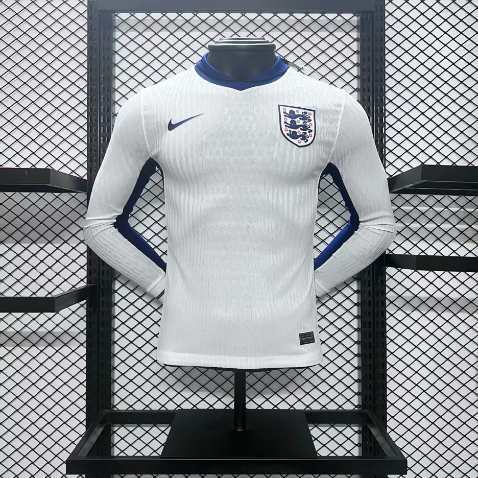 イングランド代表 ホーム 2024-2025 ユニフォーム 長袖 Ｔシャツ